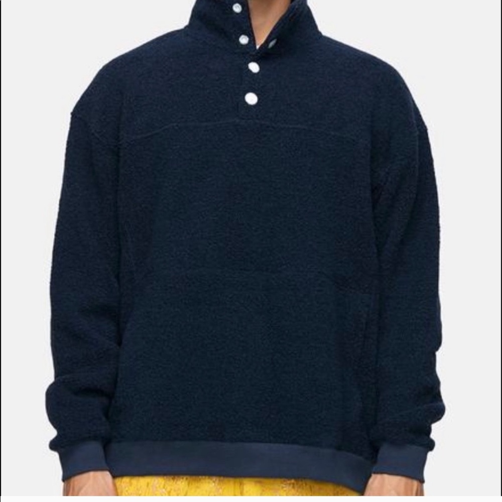 Outdoor Voices MegaFleece Snap Sweatshirt, Mens XS
